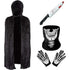 4pc Skeleton Costume for Adults