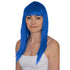 Ladies Straight & Long Blue Wig