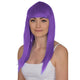 Neon Straight Purple Wig
