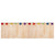 276 x 76cm Hawaiian Grass Table Skirt With Hibiscus Flowers