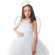 White Angel Wings and Halo 