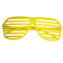 Neon Yellow Shutter Shades